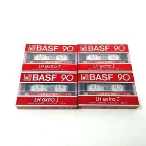 New Bundle 4 BASF 90 LH Extra Stereo Cassette Tape 90